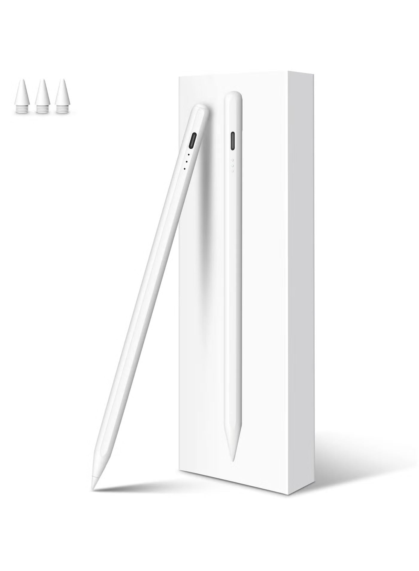 Universal Stylus Pen with Digital LED Power Display - Touch Active Tablet Pencil for iPad, iOS, Android & Windows