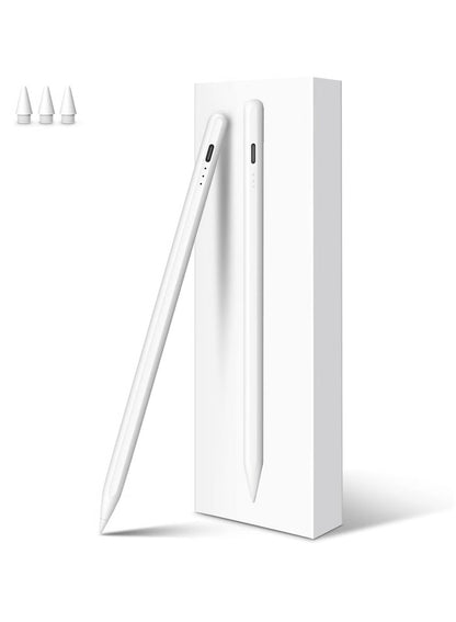 Universal Stylus Pen with Digital LED Power Display - Touch Active Tablet Pencil for iPad, iOS, Android & Windows