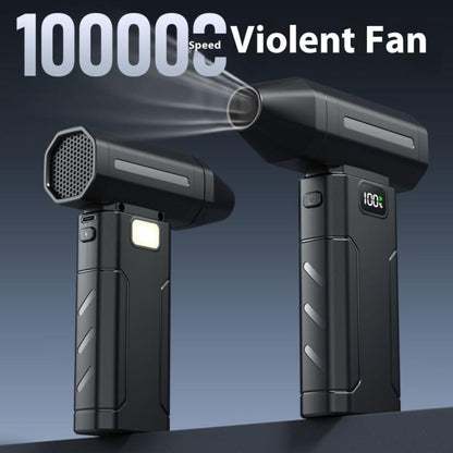 X8 Violent Fan - 130000 RPM Rechargeable Cordless Air Duster & Jet Blower