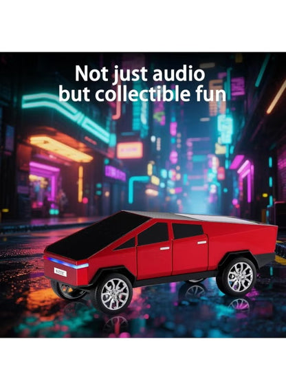 WS-580 Cybertruck Styled Wireless Bluetooth Speaker with LED Display, TWS Pairing & RGB Lights