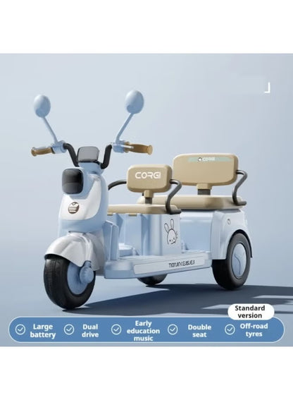 Bunny Trail Express 12V Dual-Seater Kids' Electric Scooter