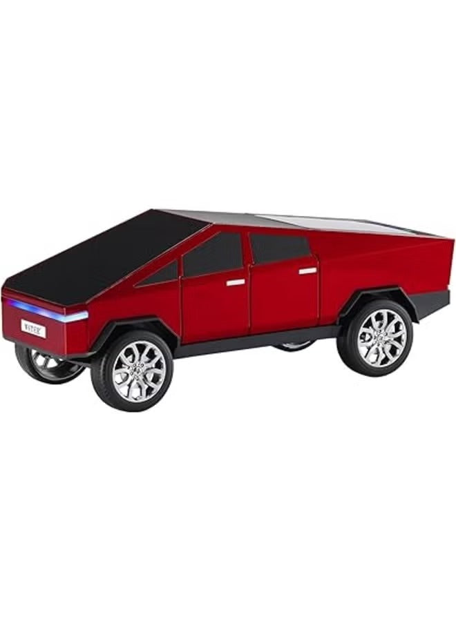 WS-580 Cybertruck Styled Wireless Bluetooth Speaker with LED Display, TWS Pairing & RGB Lights