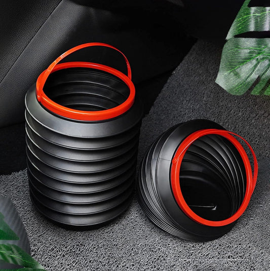 Foldable & Retractable Car Trash Bin