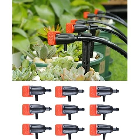 Adjustable Self-Watering Spikes for Plant Bottles with Slow-Release Control Valve - Pack of 5