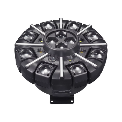 Advanced 150W 8-Arm King Kong Professional Stage Light - RGBW LED Rotating Beam with Laser and Remote Control
