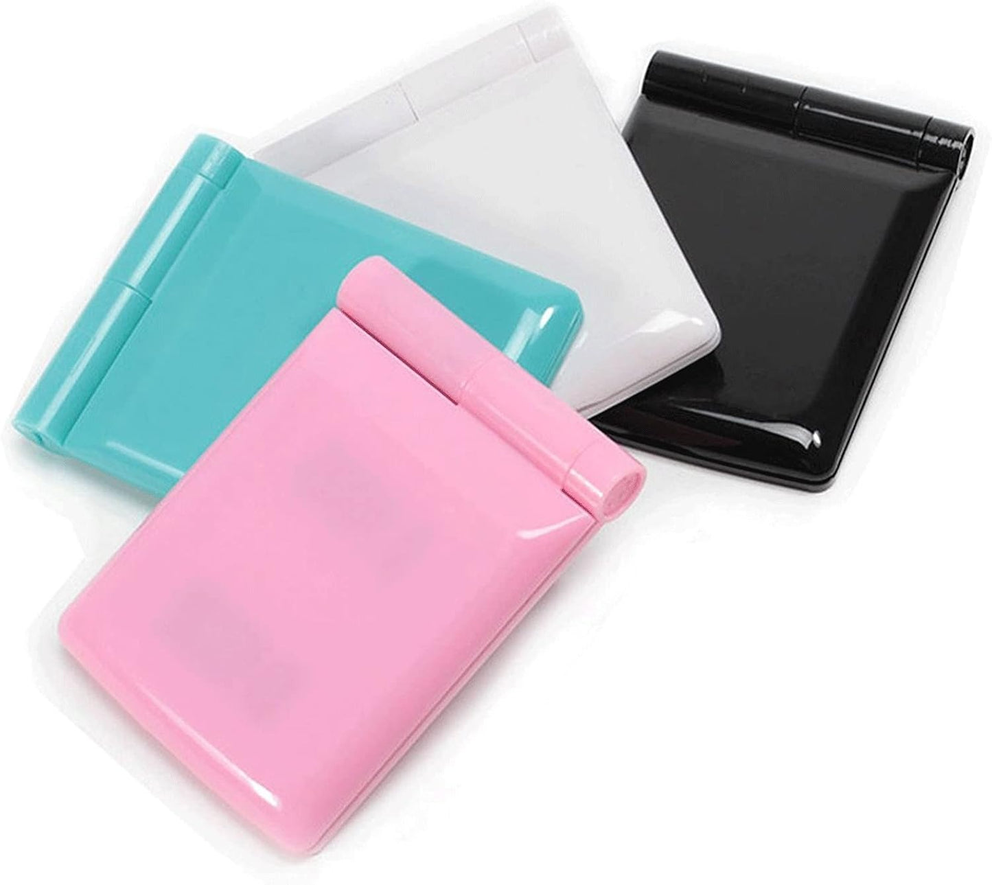 LED Compact Cosmetic Folding Mirror - Portable Illuminated Travel Makeup Mirror