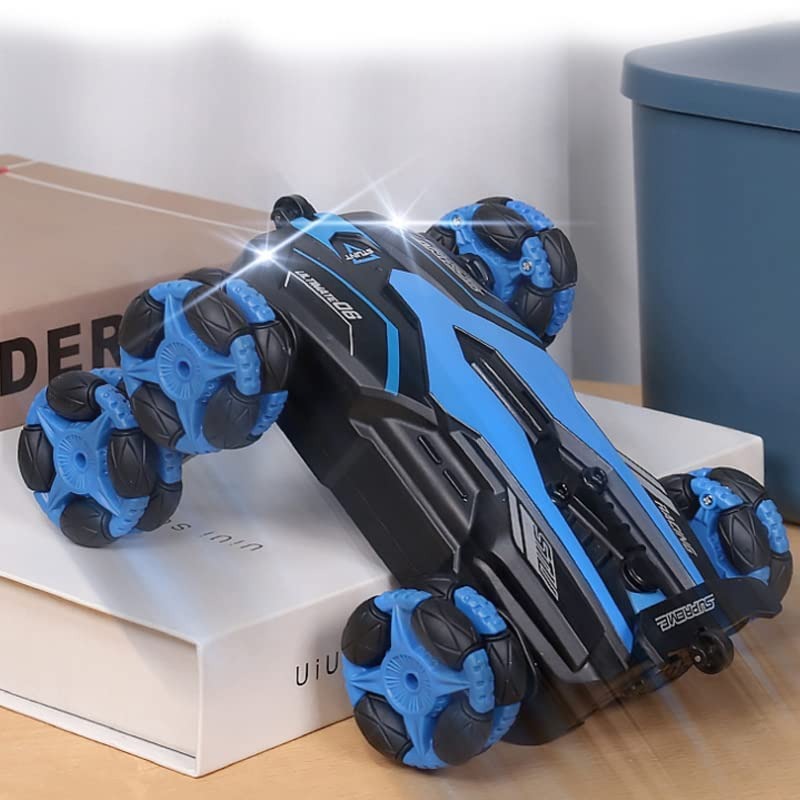 High-Speed 2.4G RC 8-Wheel Stunt Car - 360-Degree Spinning Drift Vehicle with LED Lights & Spray Effect
