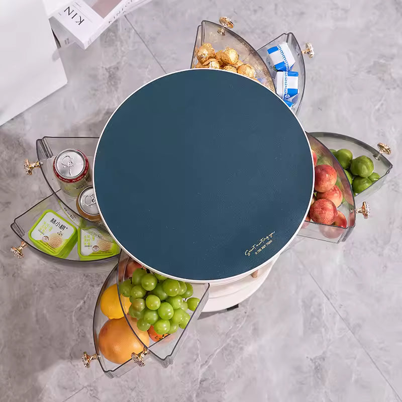 عربة تخزين الوجبات الخفيفة، تخزين متعدد الوظائف لغرفة المعيشة 