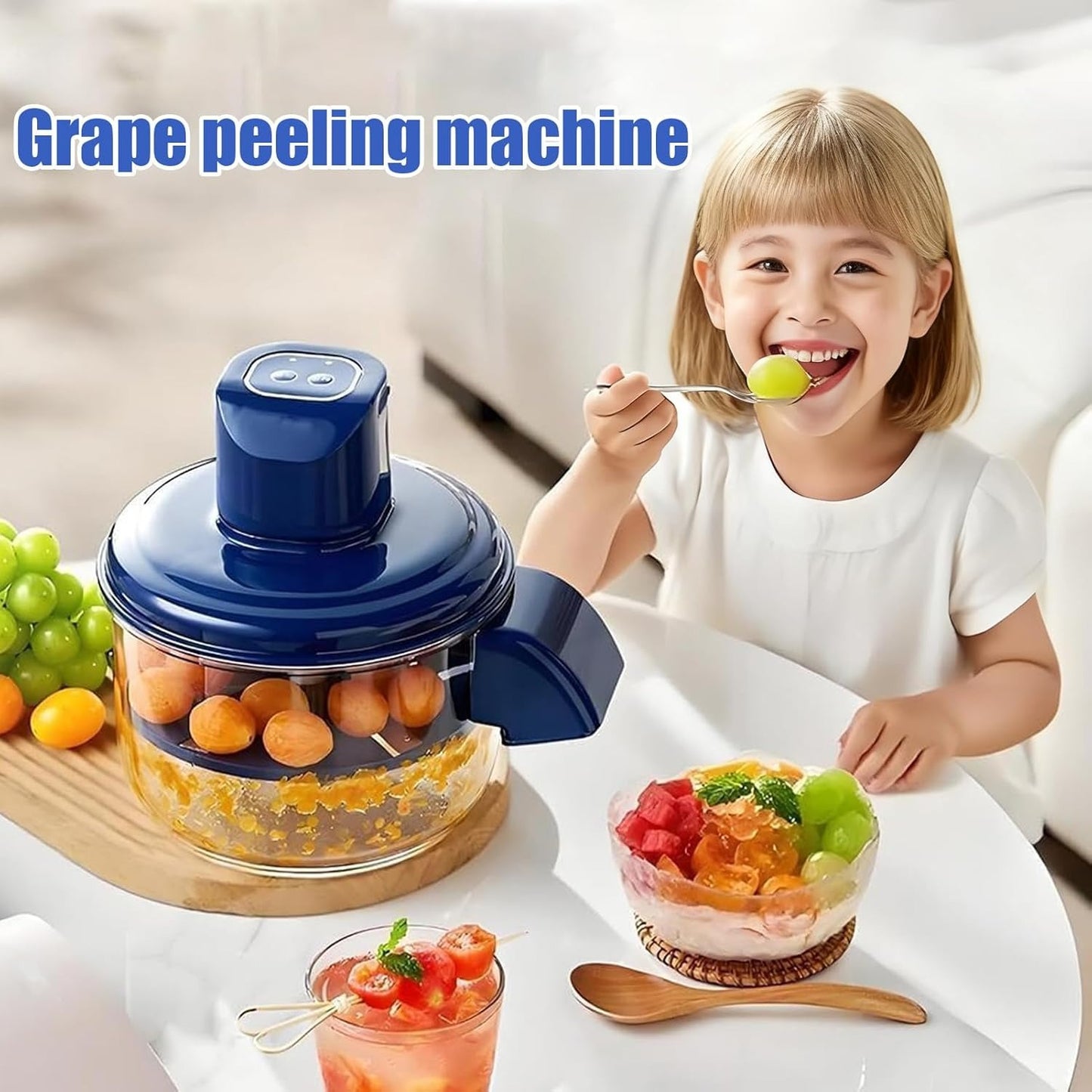 Automatic Electric Grape Peeler & Small Fruit Skin Remover