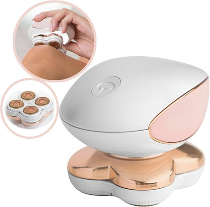Portable Electric Epilator - Painless Rechargeable Hair Removal Device for Women