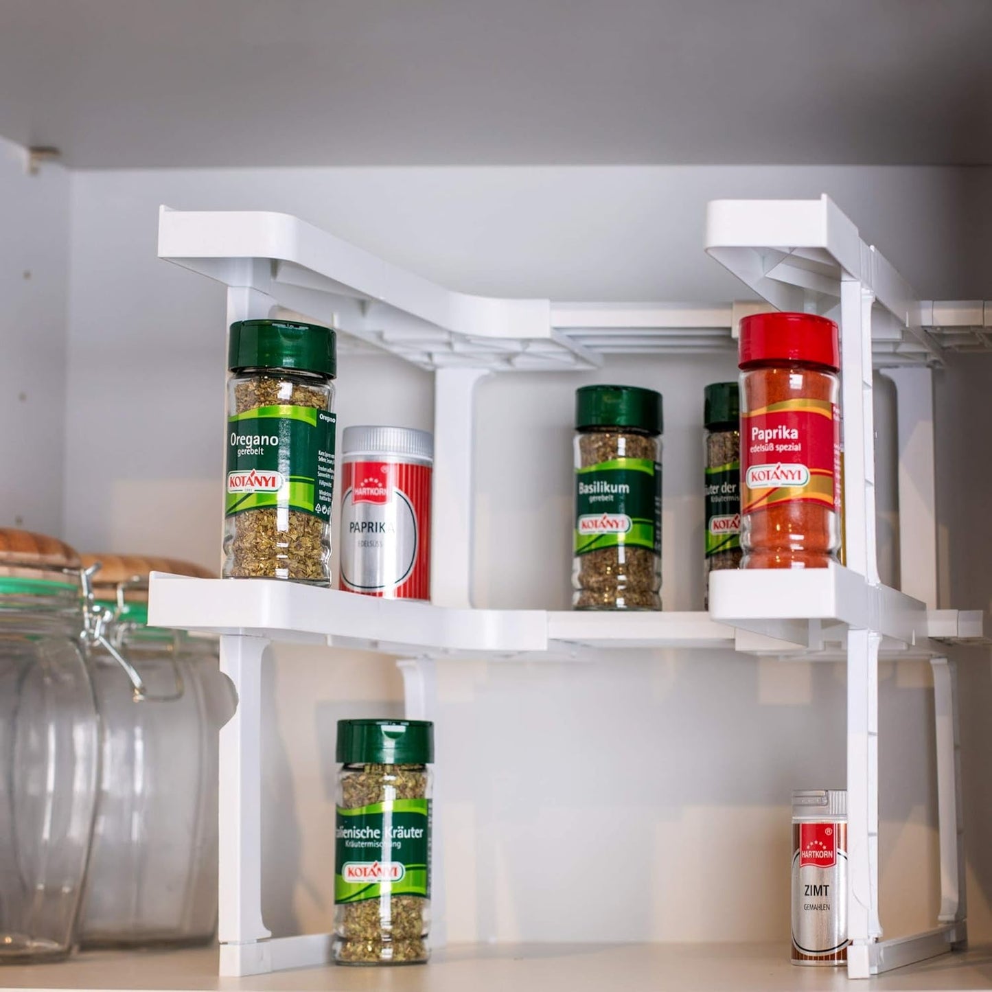 Spicy Shelf Expandable Cabinet and Spice Organizer Rack