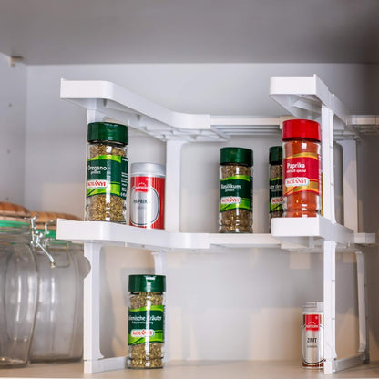 Spicy Shelf Expandable Cabinet and Spice Organizer Rack