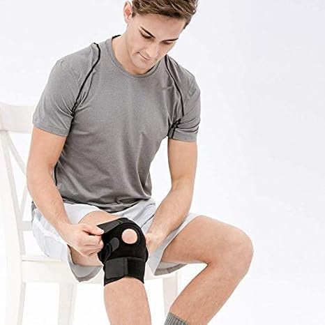 Open-Patella Adjustable Knee Brace for Arthritis, Joint Pain Relief & Injury Recovery