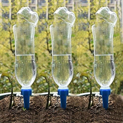 Adjustable Self-Watering Spikes for Plant Bottles with Slow-Release Control Valve - Pack of 5
