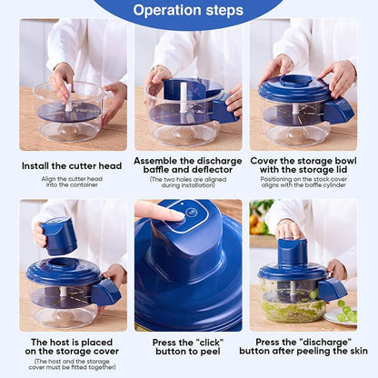 Automatic Electric Grape Peeler & Small Fruit Skin Remover