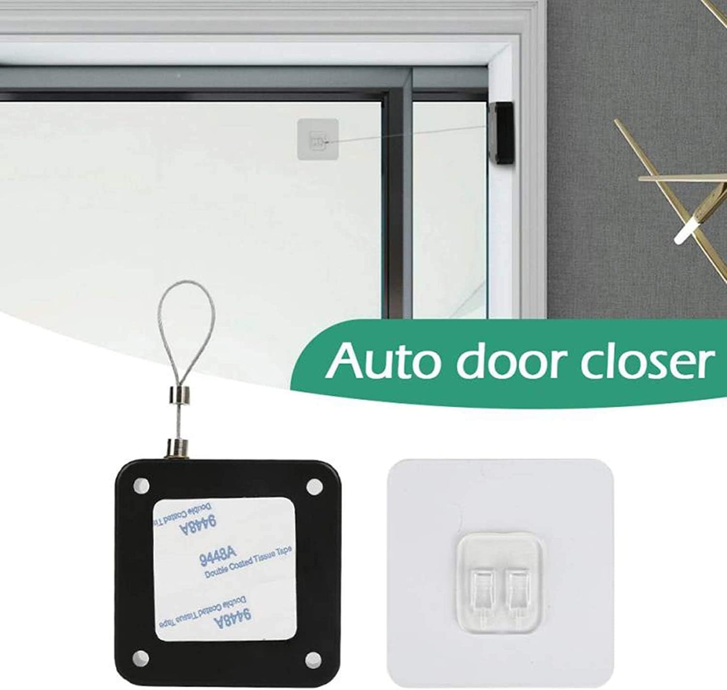 Punch-Free Multifunctional Automatic Door Closer for Residential & Commercial Use