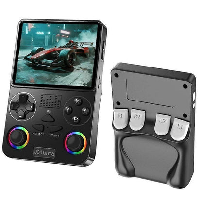 J36 Ultra Retro Handheld Game Console - 3.5-Inch Screen, 20,000 Built-in Games, Wi-Fi Multiplayer & 3000mAh Battery
