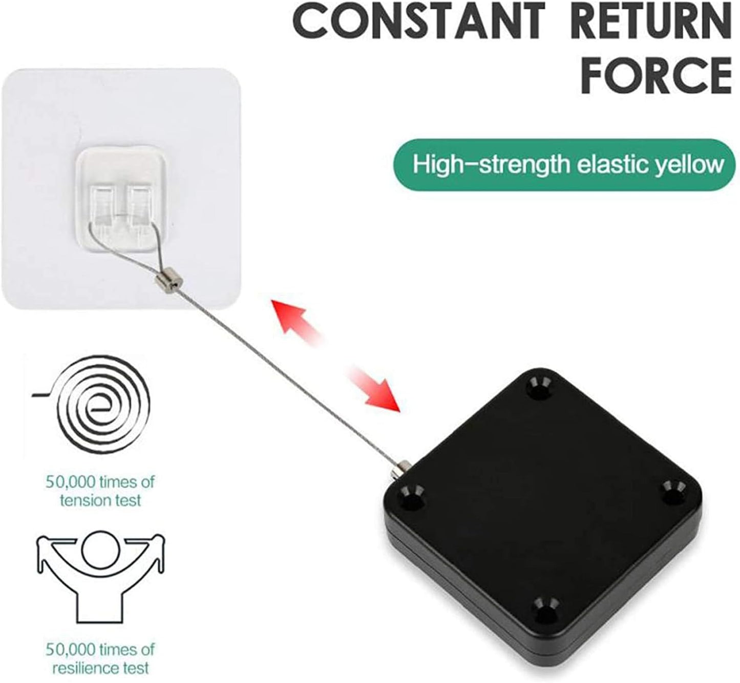 Punch-Free Multifunctional Automatic Door Closer for Residential & Commercial Use
