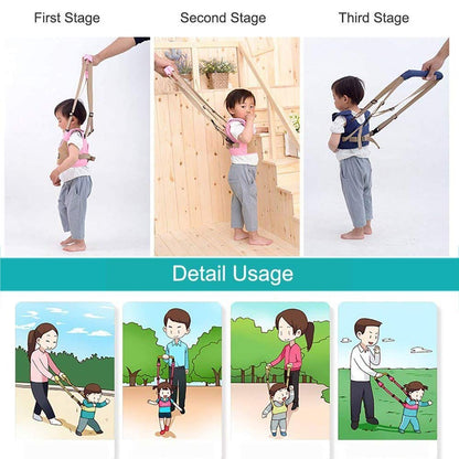 Toddler Walking Assistant Harness - Adjustable Baby Walker Helper and Safety Leash for Learning to Walk