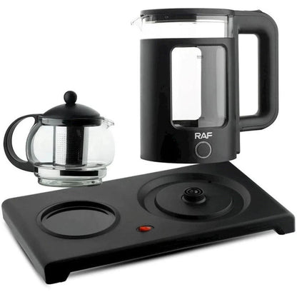 RAF Electric Kettle with Turkish teapot | 1.8L+0.6L thermal insulation electric kettle
