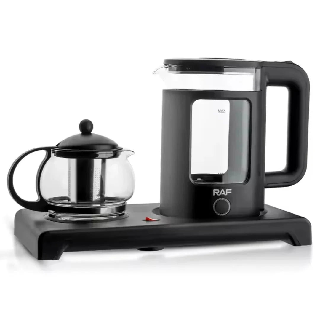 RAF Electric Kettle with Turkish teapot | 1.8L+0.6L thermal insulation electric kettle