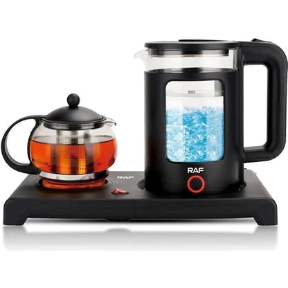 RAF Electric Kettle with Turkish teapot | 1.8L+0.6L thermal insulation electric kettle