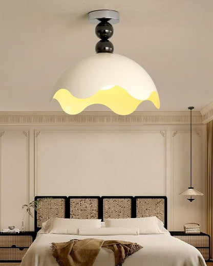 قاعدة قرص دائرية من قشر البيض العتيق التقليدي مصنوعة من الحديد والأكريليك - غرفة المعيشة