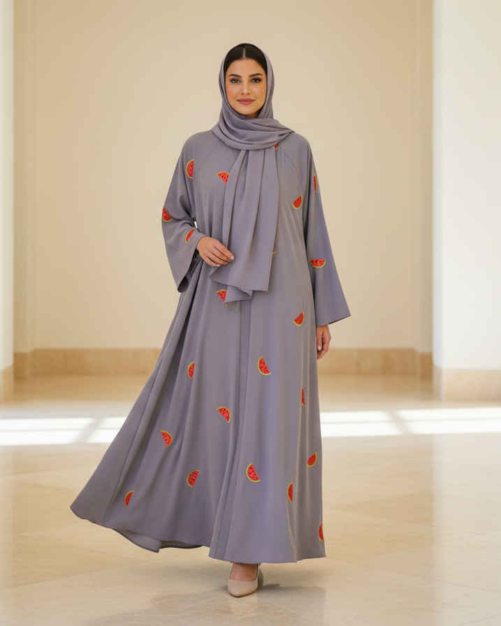 Wizard’s Brew Color Abaya - Luxury Dubai Everyday Wear