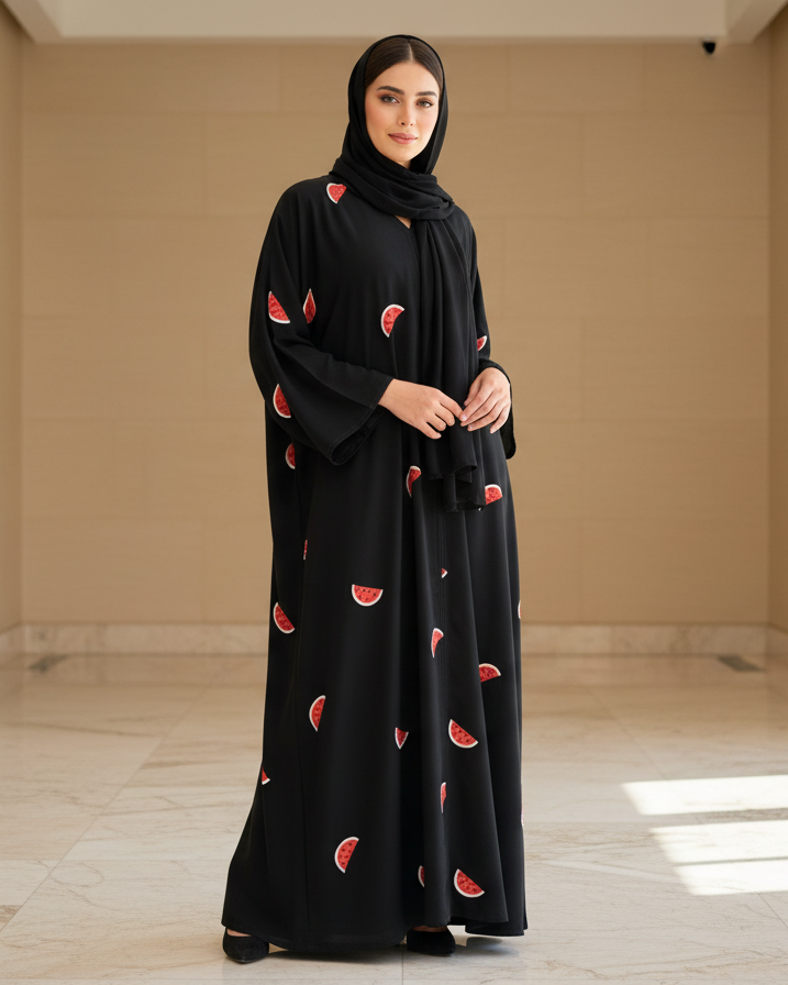 Twilight Zone Color Abaya - Luxury Dubai Everyday Wear