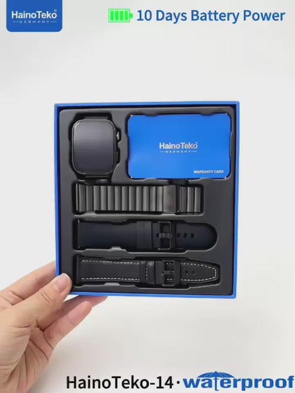 NEW HainoTeko-14 Smartwatch | Curved AMOLED Display