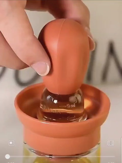 4-Piece Oil Dispenser and Silicone Basting Brush Set
