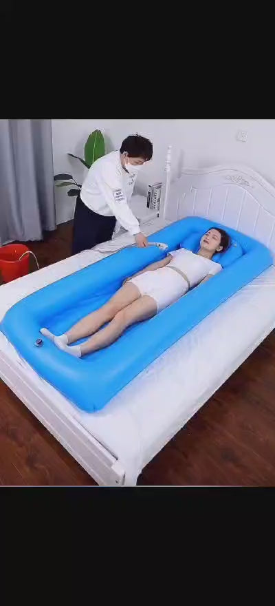 حوض استحمام قابل للنفخ مع وسادة وحوض استحمام من مادة البولي فينيل كلوريد سهل التصريف للاستخدام المنزلي في المنتجع الصحي 