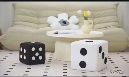 Dice Chair, Foot Rest Stool Dice Stool