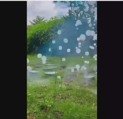 Fog Bubble Machine 450W with Timer Settings and Wireless Remote Control for Indoor Outdoor Birthday - Wedding - Christmas Party and Halloween