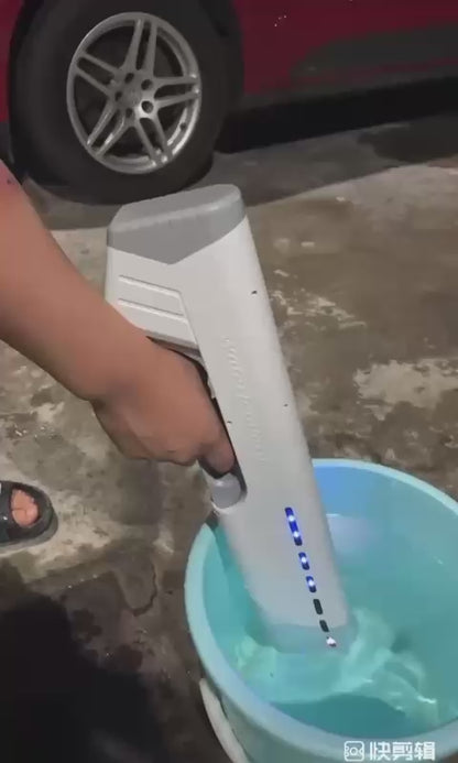 مسدس الماء الكهربائي نسخة مطورة، مقاوم للماء بالكامل، إعادة تعبئة تلقائية، تأثيرات صوتية وضوئية 