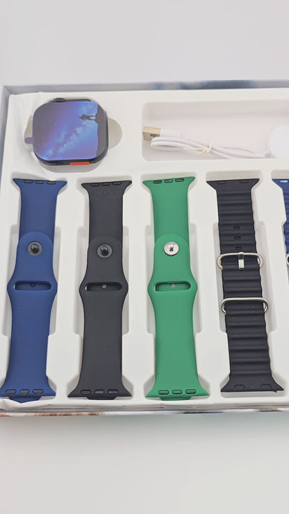 ساعة T900 Ultra 2 الذكية | مجموعة 9 في 1