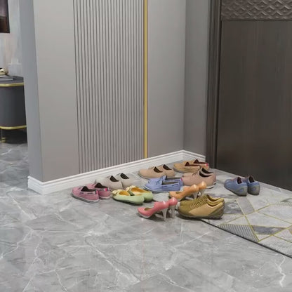 Tipping Shoe Cabinet, Shoe Rack Storage Cabinet For Entryway