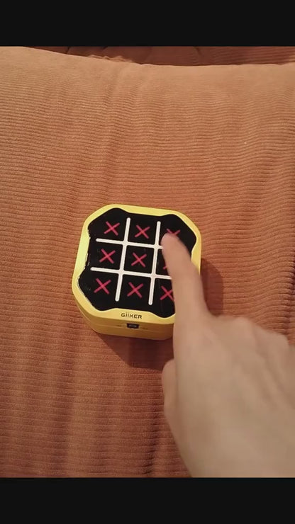 ألعاب لوحية تيك تاك تو، وحدة تحكم لعبة ألغاز تيك تاك 4 في 1 