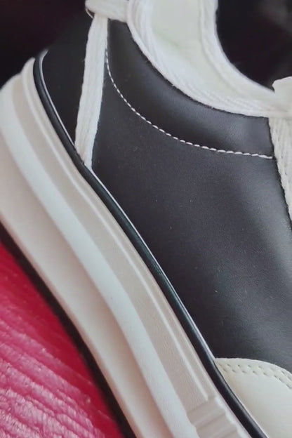 أحذية رسمية مسطحة للنساء أحذية رياضية سميكة للنساء أحذية مسطحة ذات منصة