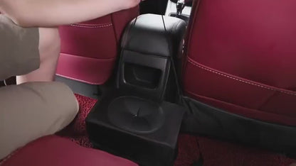 Upgraded Collapsible Car Trash Can with Leak-Proof Liner and Multi-Purpose Organizer