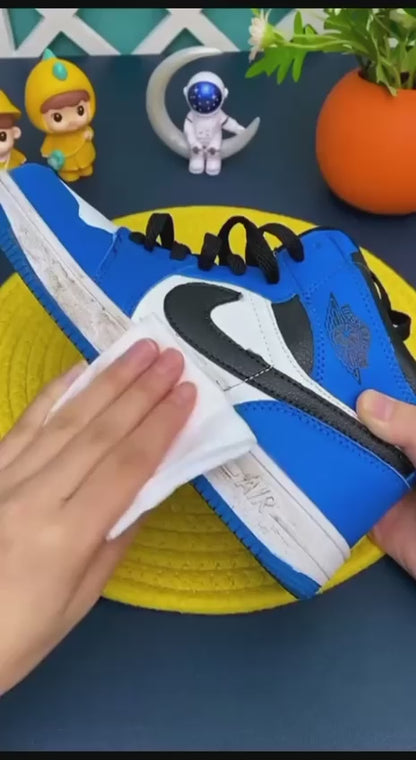 Disposable Shoe Cleaning Wipes | Quick Shine Clean Wet Wipes (30 Wipes In 1 Packet)