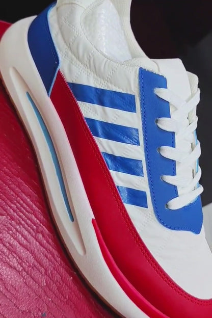 أحذية رياضية رجالية كاجوال ذات منصة أحذية قماشية مصممة للرجال مريحة وجيدة التهوية 