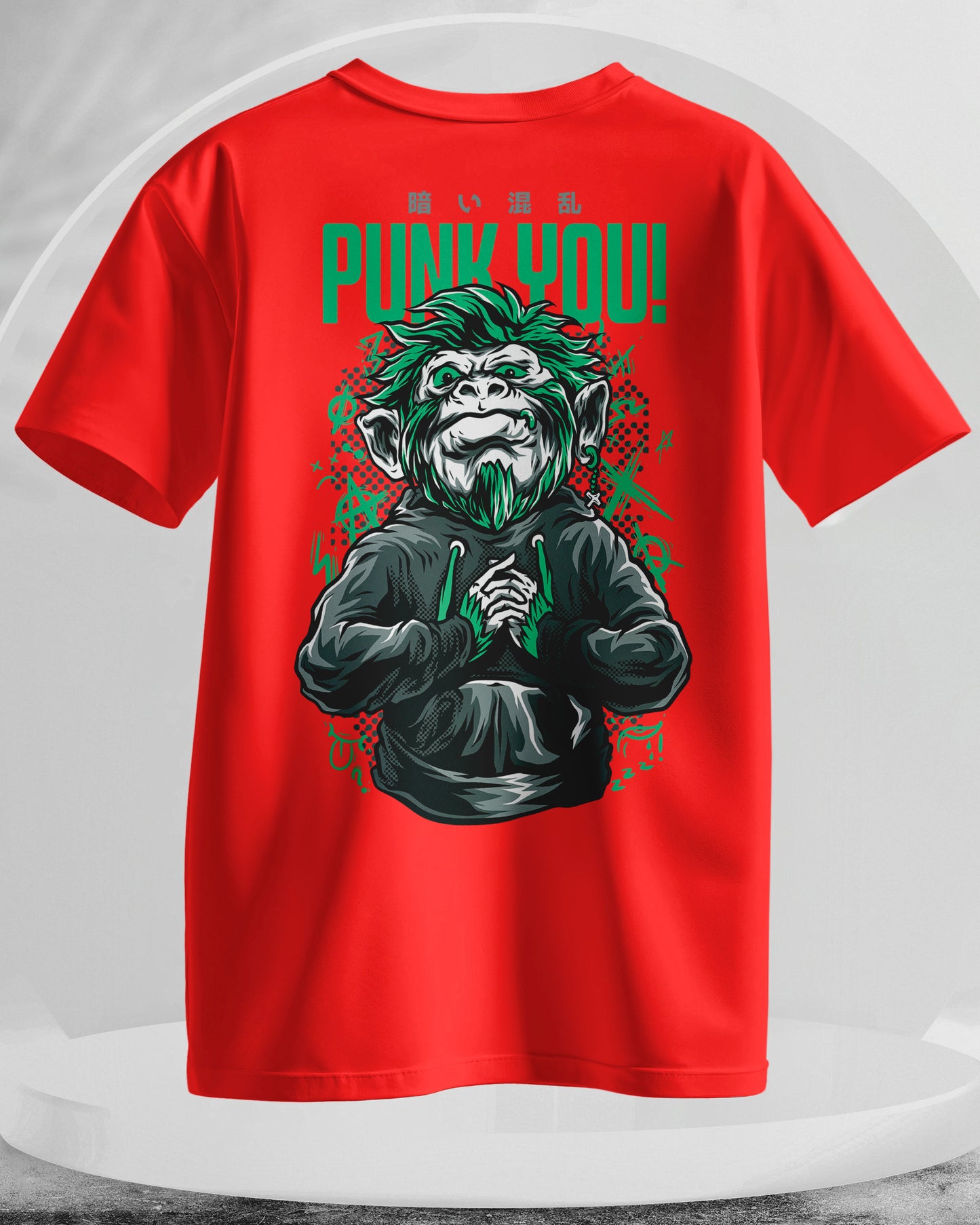 PUNK YOU! - Men Stylish Back Printed T-Shirts – (Regular)