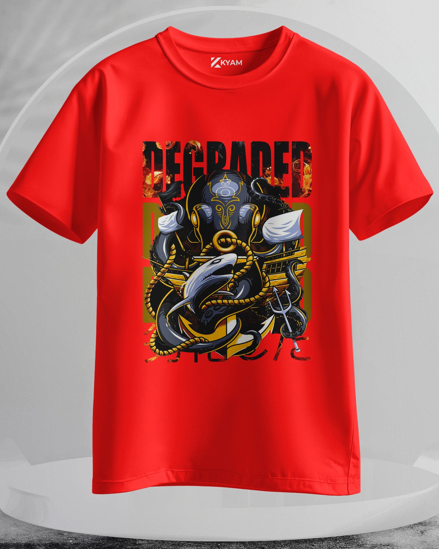 Degraded - Men Stylish Printed T-Shirts – (Regular)