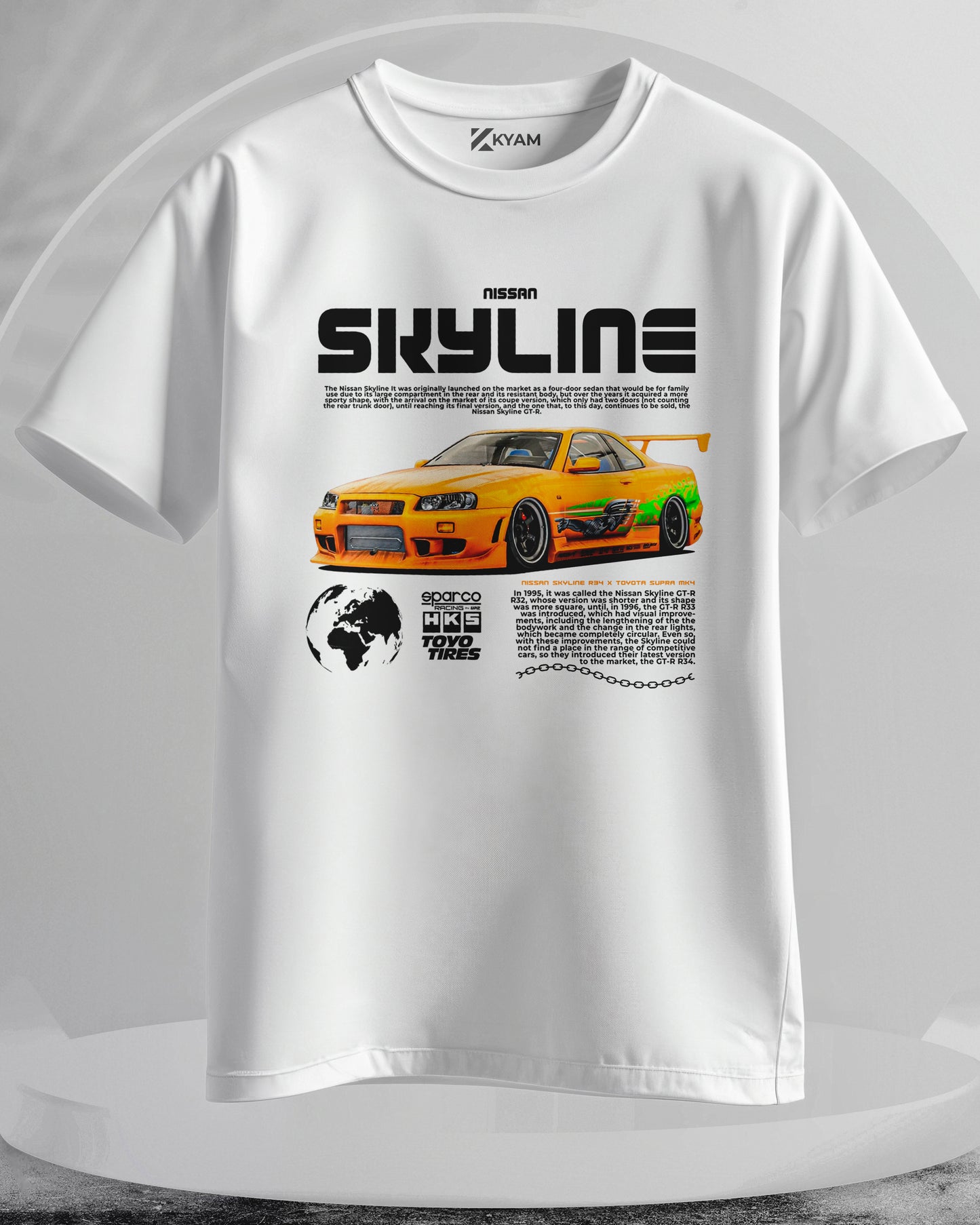 Nissan SKYLINE - Men Stylish Printed T-Shirts – (Regular)