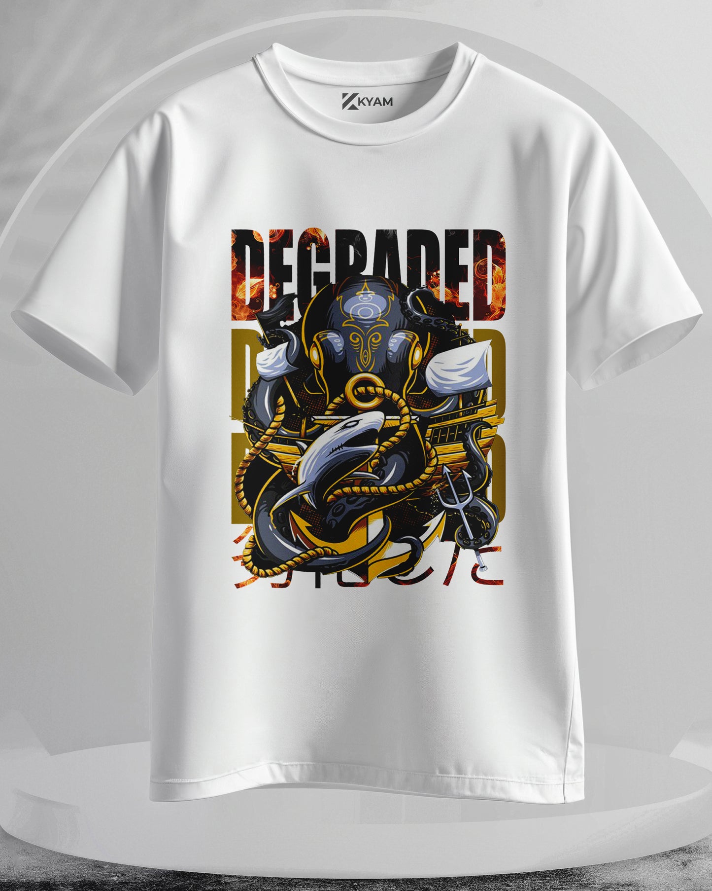 Degraded - Men Stylish Printed T-Shirts – (Regular)