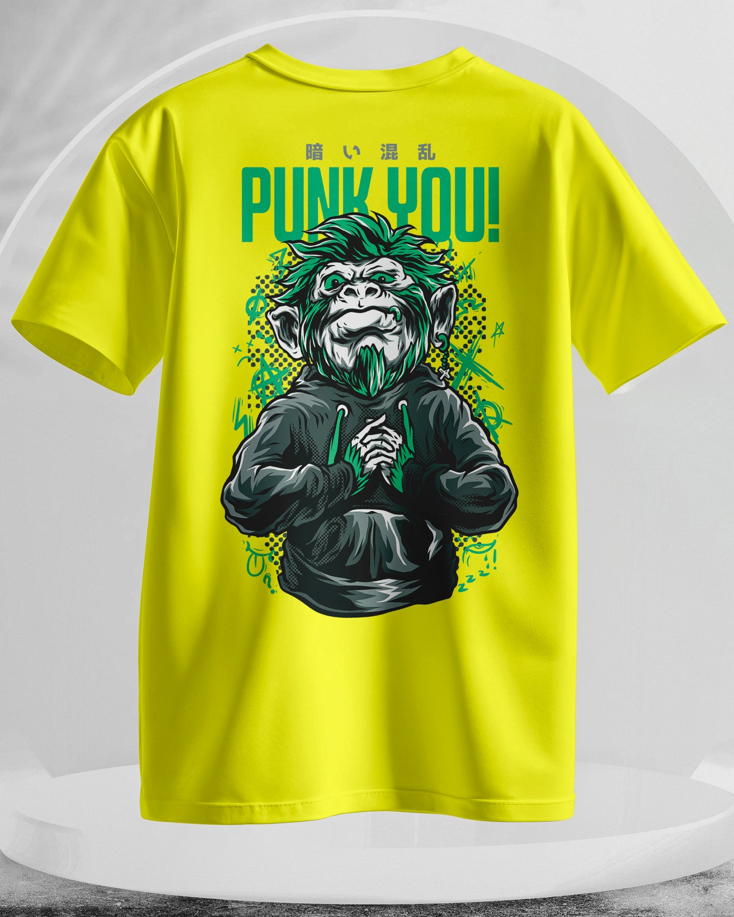 PUNK YOU! - Men Stylish Back Printed T-Shirts – (Regular)